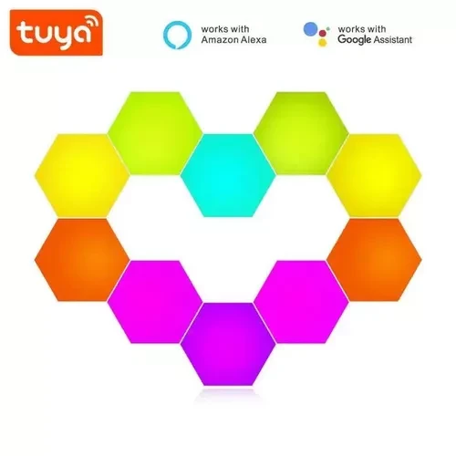 Lumini ornamentale interior PST-HL10 (lampa hexagon 10 buc)
