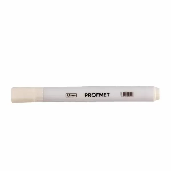 Marker permanent alb 1,5mm Profmet