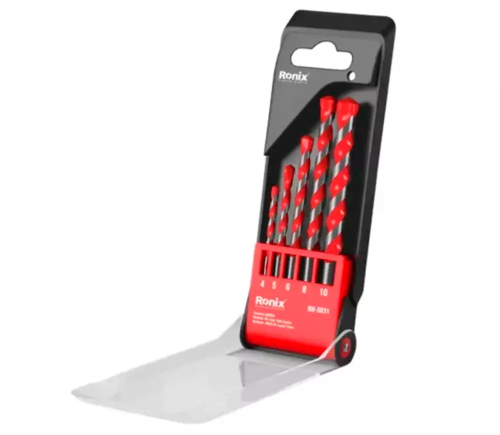 Set burghiuri pe beton RONIX RH-5831 4-10mm Oțel