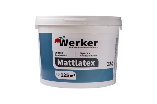 Vopsea lavabila Mattiatex WERKER 1,2 kg
