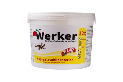 Vopsea WERKER lavabila Interior 1,2 kg