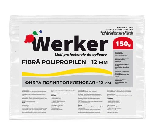 Fibra de  polipropilena 0,150 kg