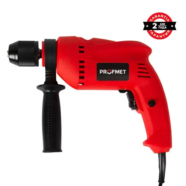 Masina de gaurit cu impact 710, mandrina 1,5-13mm, 3000 rot/min Profmet