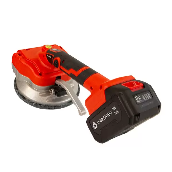 Masina cu ventuza, pentru nivelarea ceramice 18V,(acum. 2Ah-1buc, incarc.) 9-viteze, d-160m