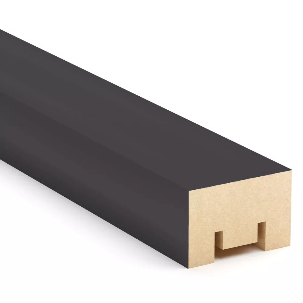 Lamela MDF Stella Milana De Luxe 2750*30*18 Black Lead