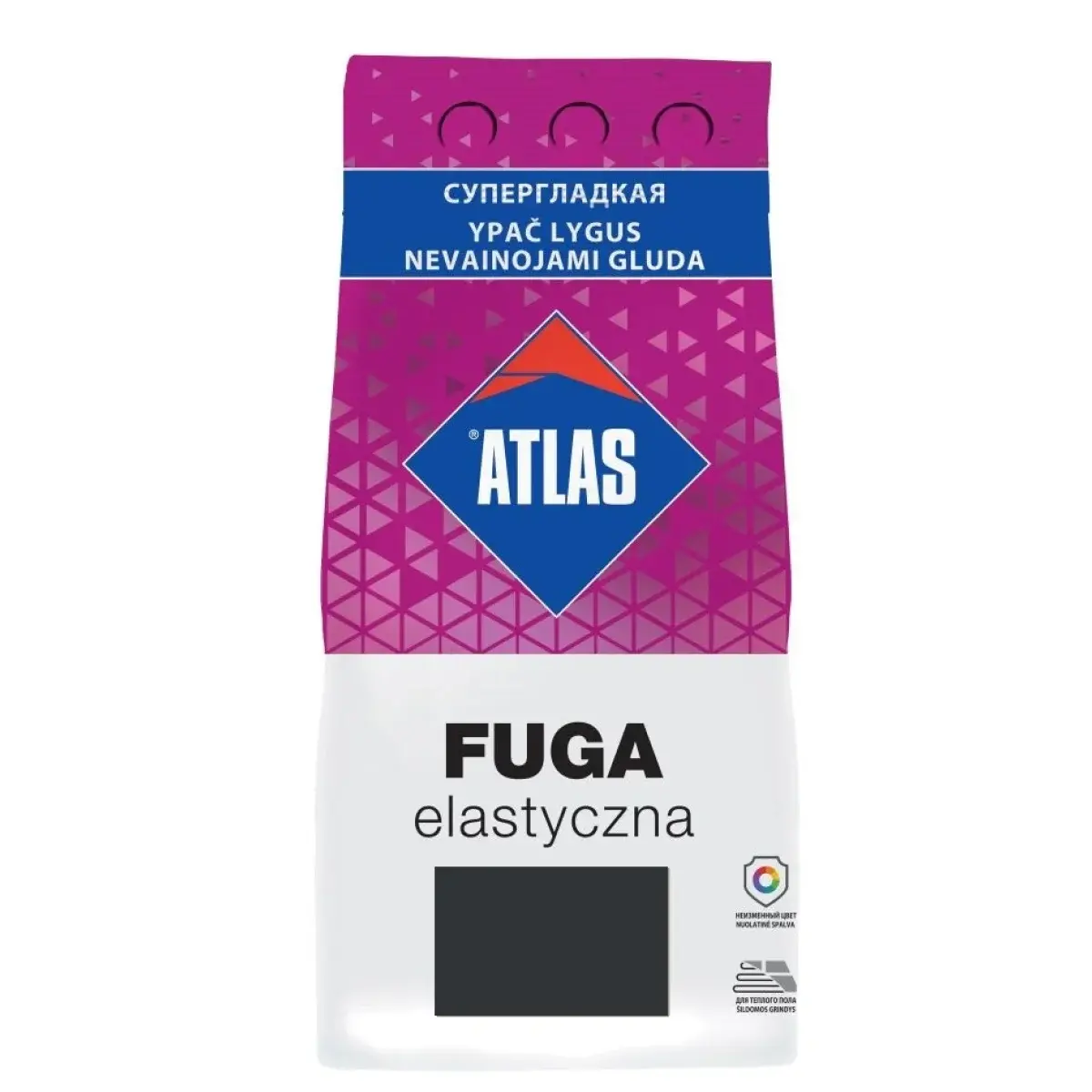 Chit p/u rosturi ATLAS/ELASTIC (204 negru) 2kg