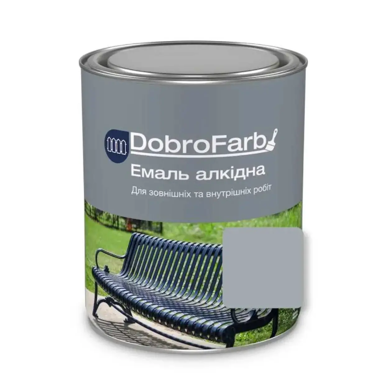 Email alchidic DobroFarb gri 0,8 kg
