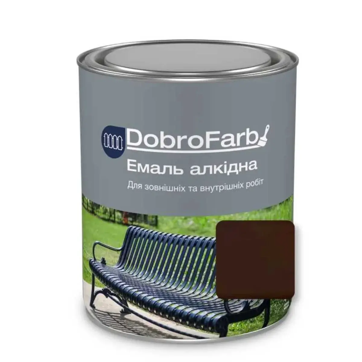 Email alchidic DobroFarb cafeniu 0,8 kg