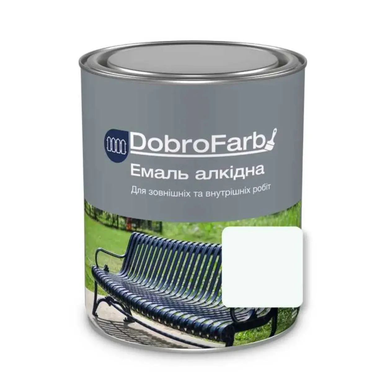 Email alchidic DobroFarb alb 0,8 kg