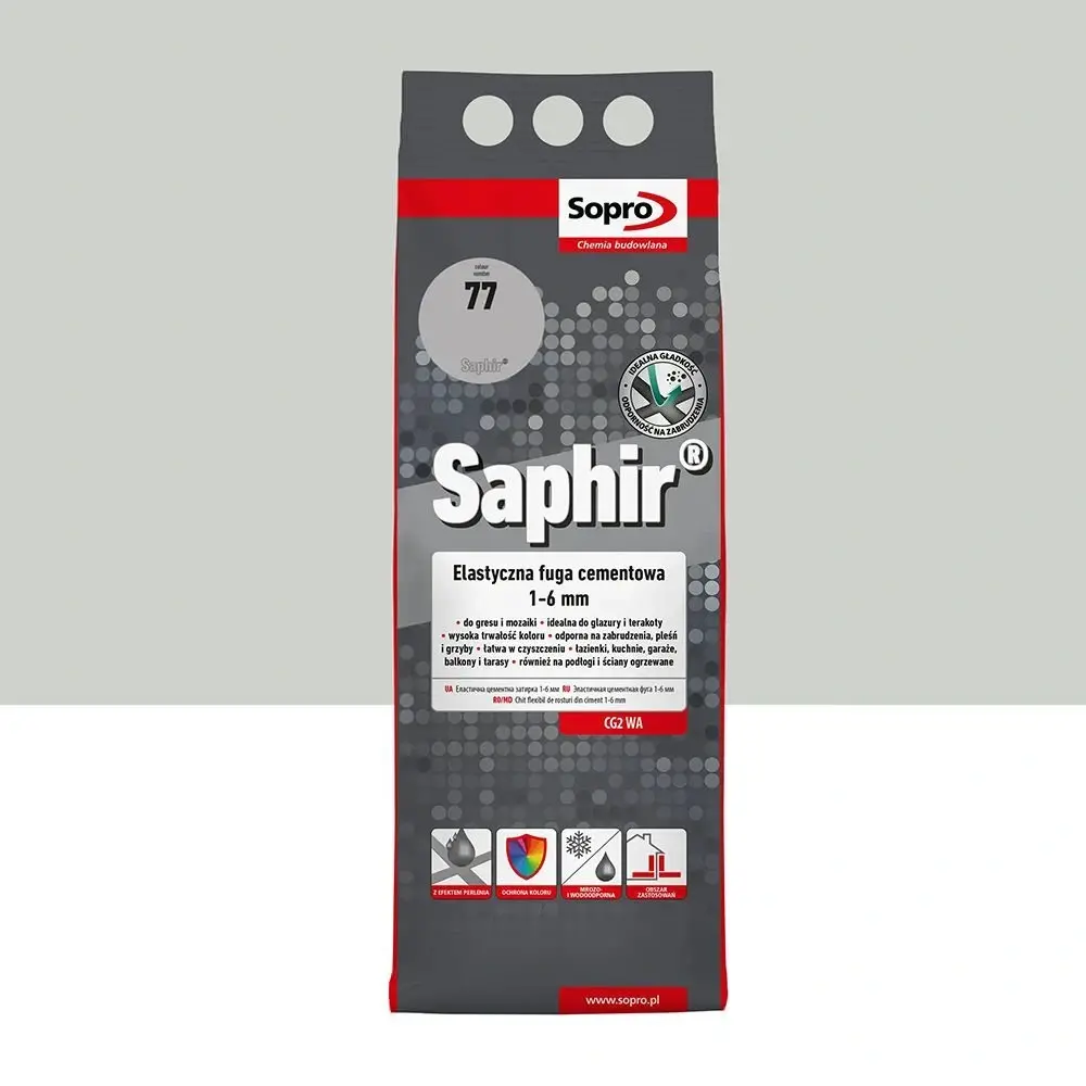 Chit de rosturi gresie si faianta SOPRO Saphir Alubag 9513 manhetten 77, 2kg