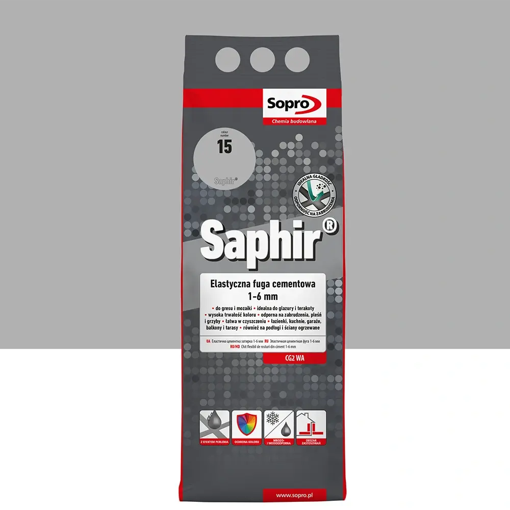 Chit de rosturi gresie si faianta SOPRO Saphir Alubag 9503  sur 15, 2kg