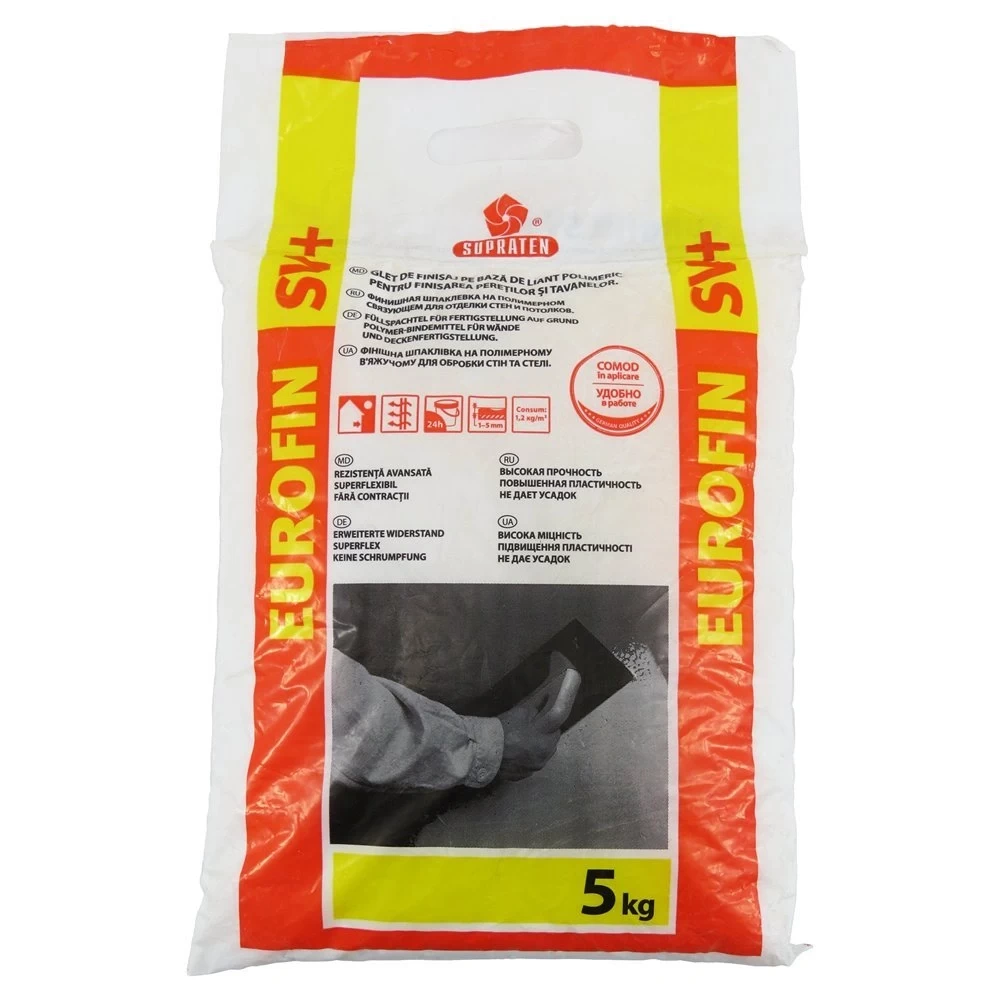 Glet finisare polimer EUROFIN SV+  5kg