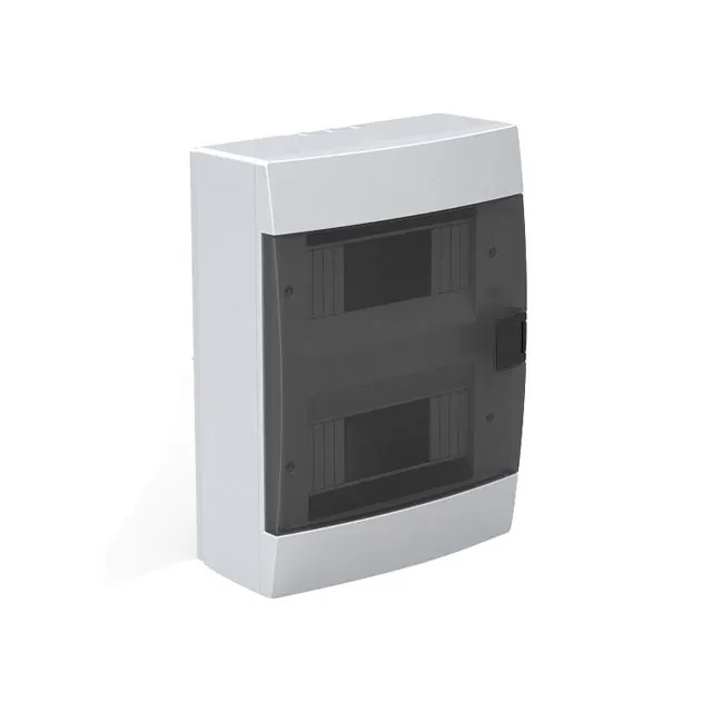 Panou pentru automate 18 module - tip aparent - alb - plastic