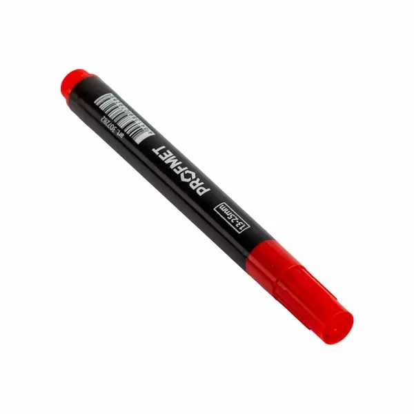 Marker permanent rosu 1,3-2,5mm Profmet