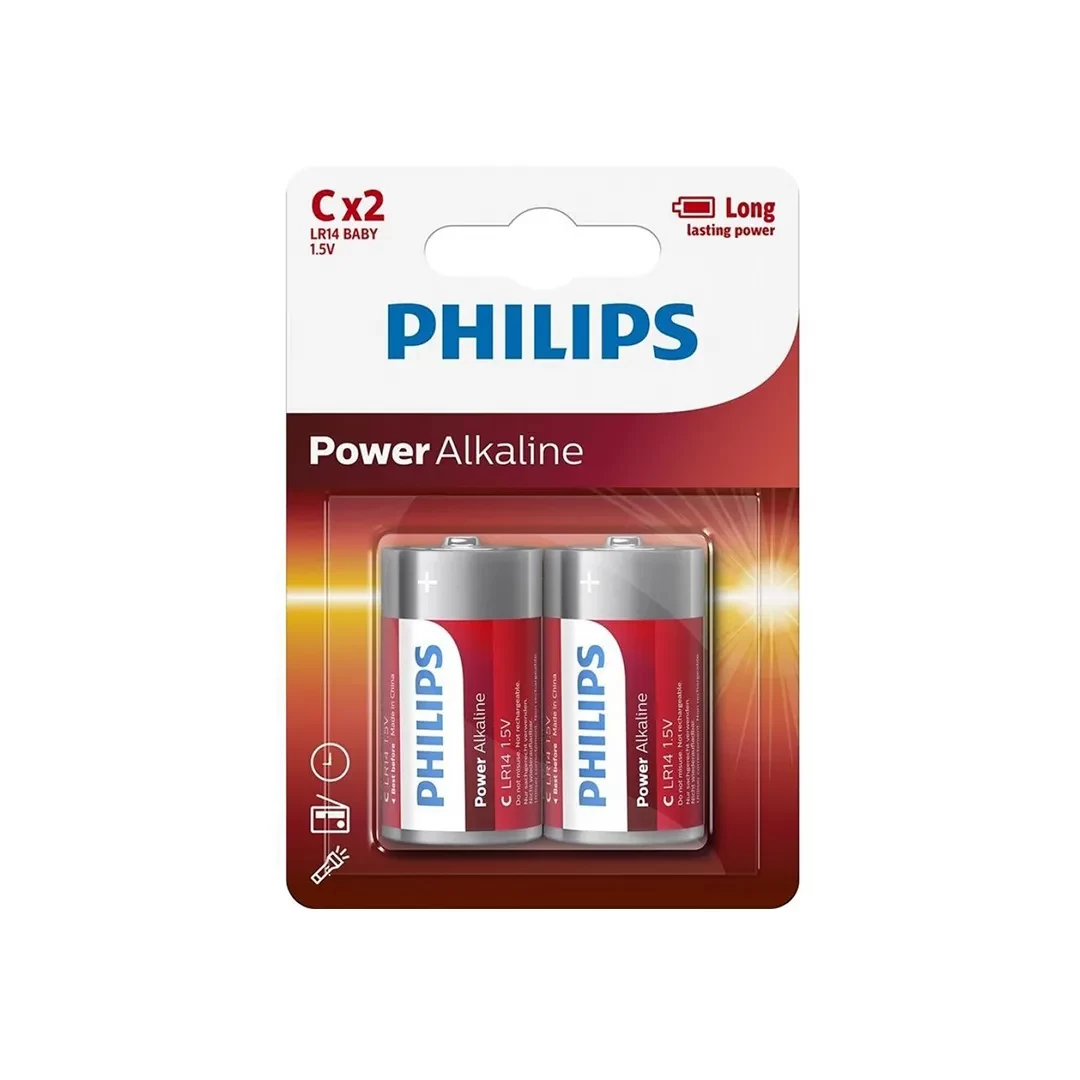 Pile electrice Philips LR14/ C POWERLIFE 1.5 V