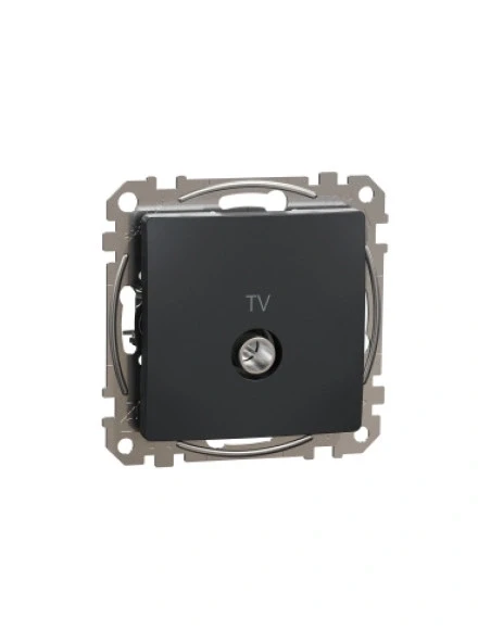 Priza unitara TV antracit SDD114471 Sedna Noua SCHNEIDER