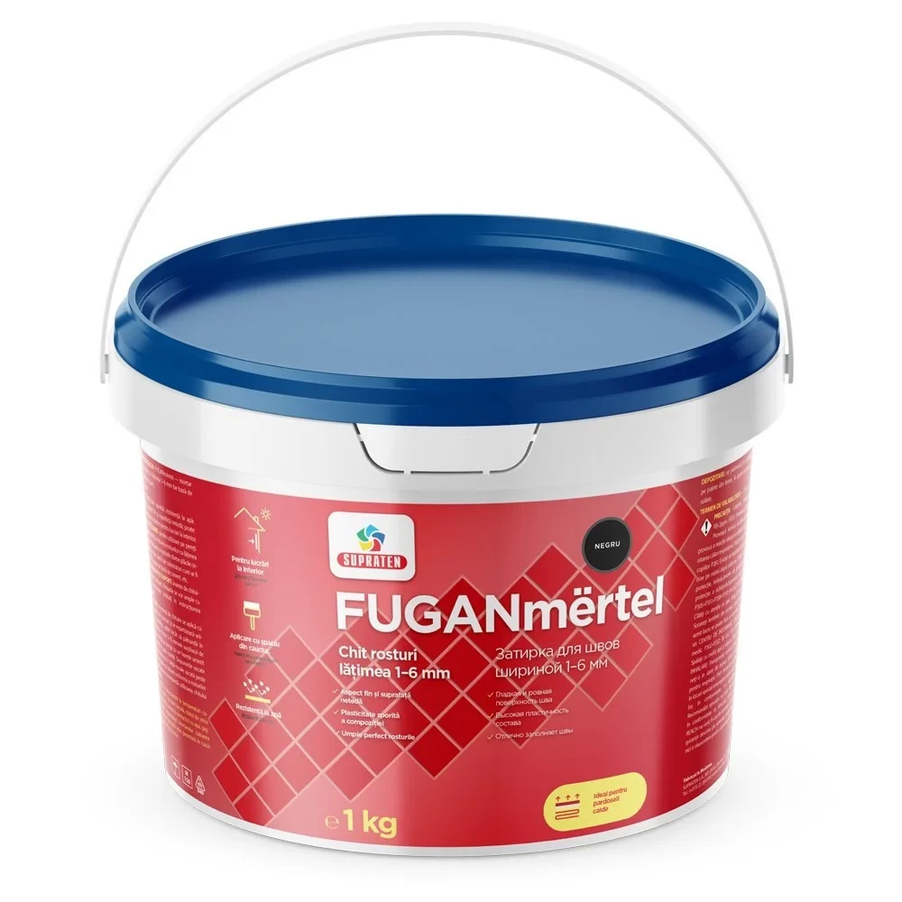 Chit rosturi FUGANmertel N18 NEGRU 1kg