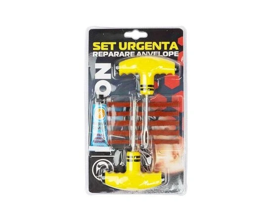 Set pentru repararea anvelopelor cu mânere din plastic