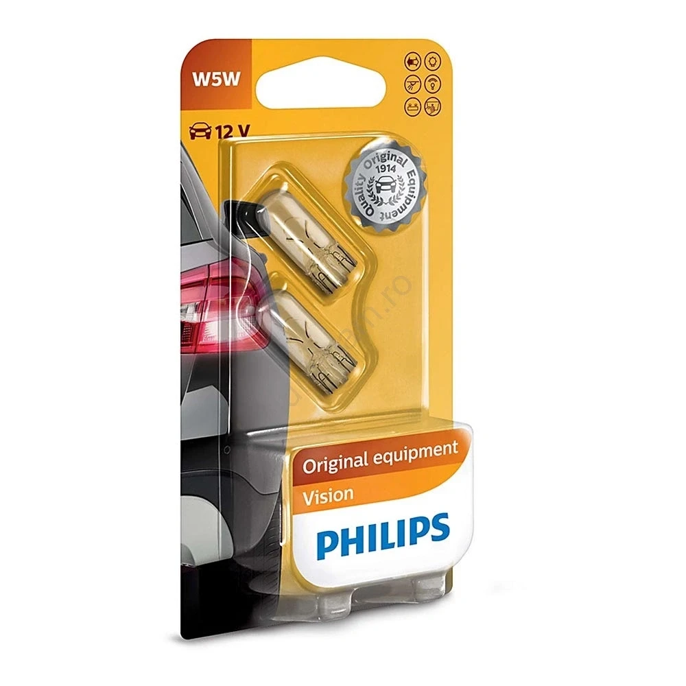 Philips Bec auto W5W 12V 5W