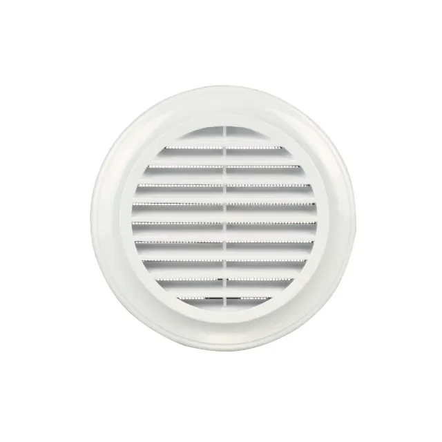 Grilaj de ventilare cu sită Ventika El100 140 x 42 x 100 mm plastic alb