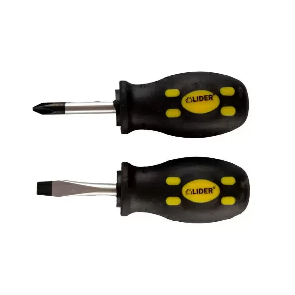 Set surubelnite mini SL6,0x38/PH2x38 maner cauciuc, CrV Profmet