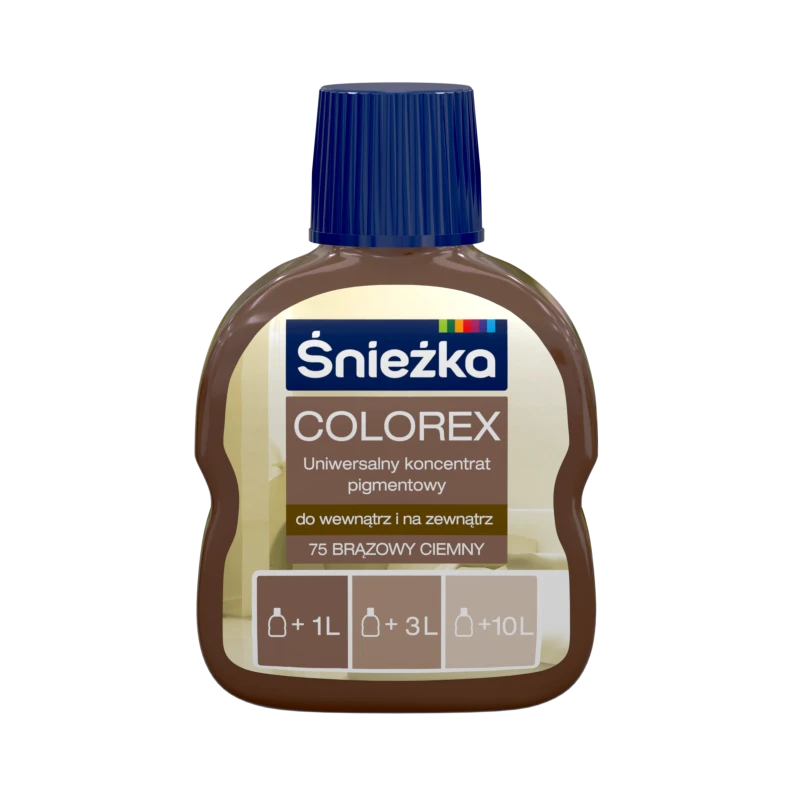 COLOREX, Nr 75,  0.1L, cafeniu inchis, colorant, int.-ext.