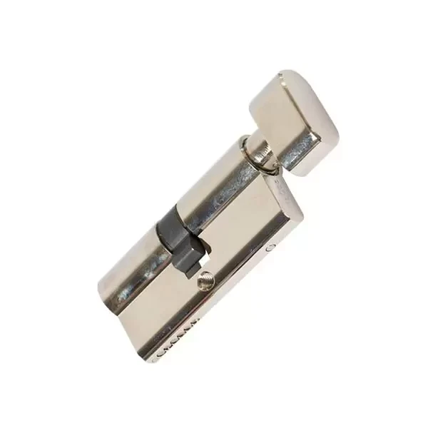 Cilindru siguranta_ 90mm(45/45)_seria 200_cheie-buton_corp alama_culoare nichel_5 chei Profmet