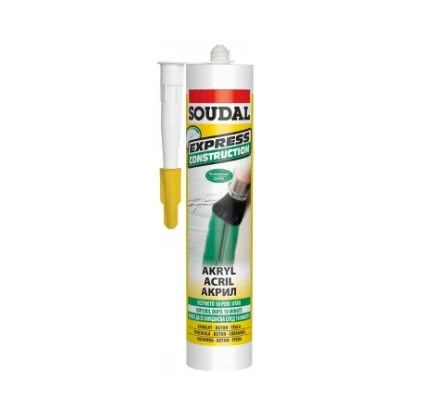 SOUDAL Mastic EXPRESS (TURBO) acrilic, ALB 280ml (12) 122878
