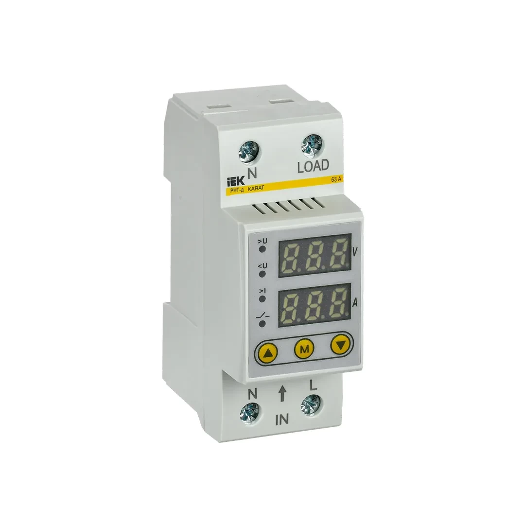 Releu control tensiune RNT-d cu ecran digital 63 A 220 V IP20