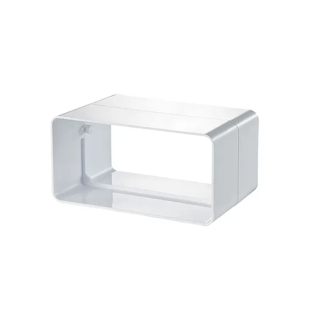 Conector de aeroduct Ventika KP55-2 55 x 110 x 66 mm plastic alb