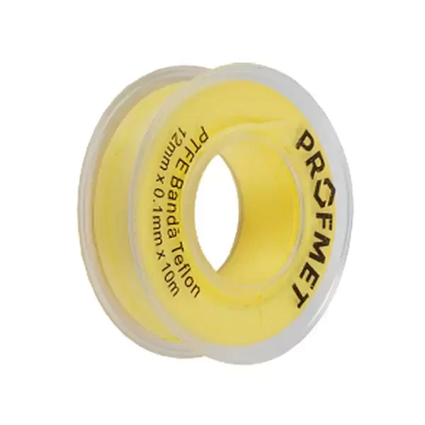 Banda teflon 10m х 12mm х 0.1mm pentru gaz Profmet
