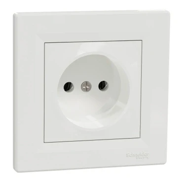 Priză Schneider-Electric Asfora 16 A 250 V Alb 2P