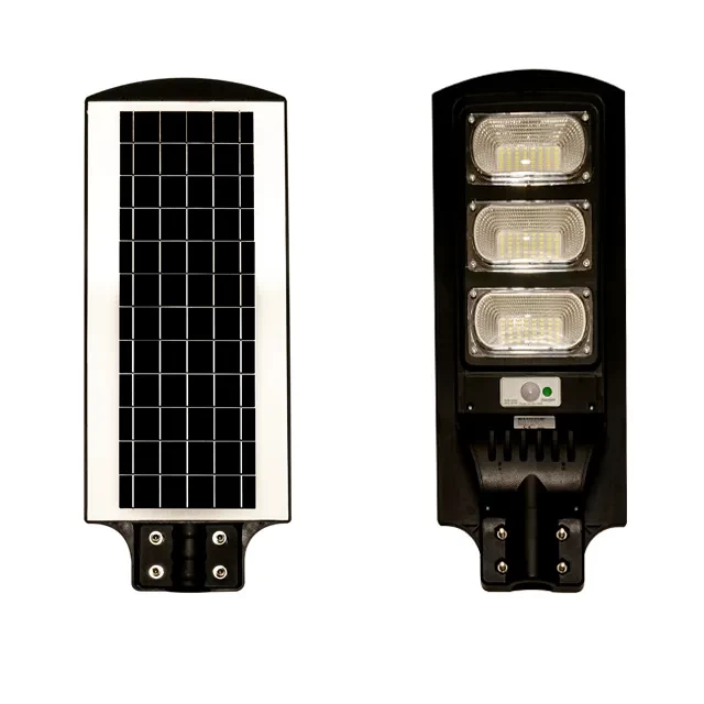 Corp de iluminat stradal led cu panou solar Elmos 90 W LED 6500 K 9000 lm IP65 6V/14W
