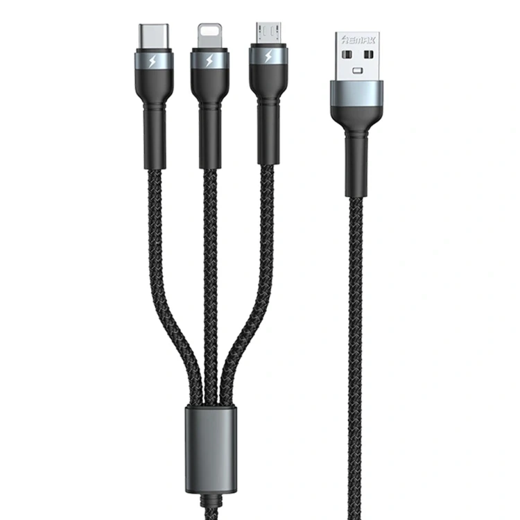 Remax cablu cu magnit RC-124TH 3.1A USB 3in1