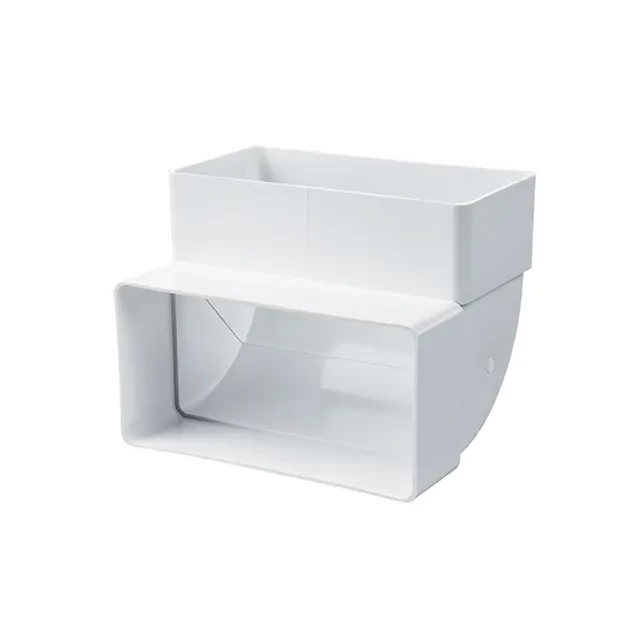 Conector de aeroduct Ventika KP60-5 60 x 103 x 42 mm plastic alb