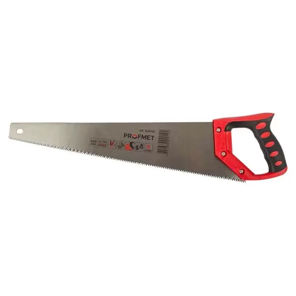 Fierastrau pentru lemn_500mm_6.5 TPI cu maner bicomponent Profmet