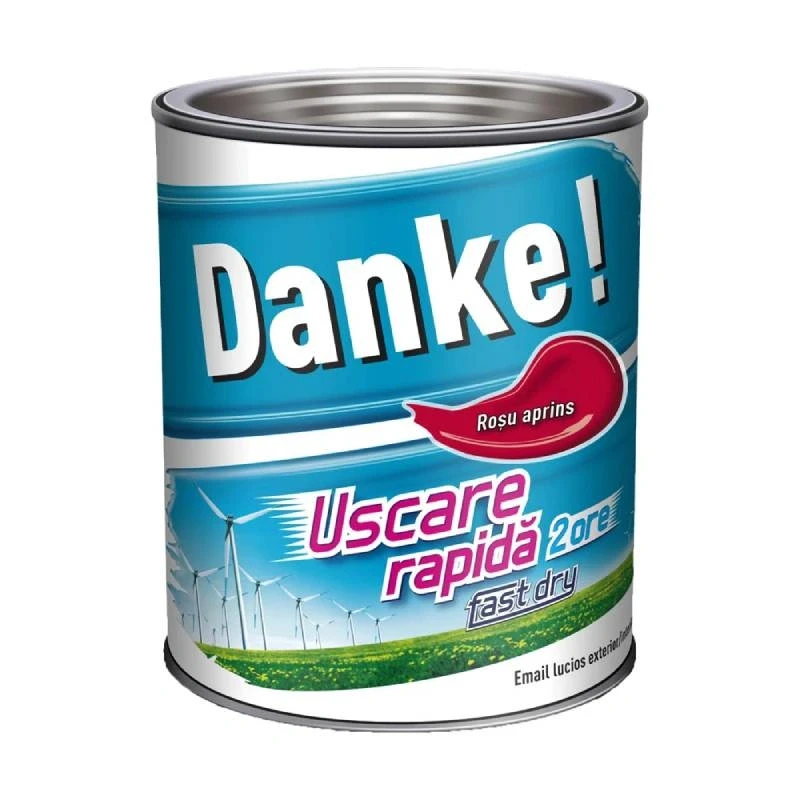 EMAIL DANKE 0.75L, rosu aprins, ext./int. uscare rapida