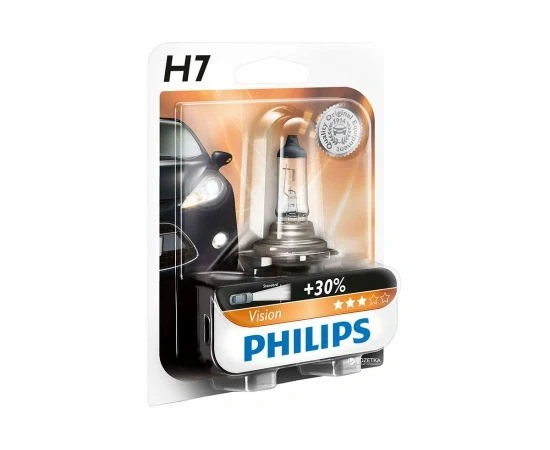 Philips Bec auto Blister H7 12V 55W + %30