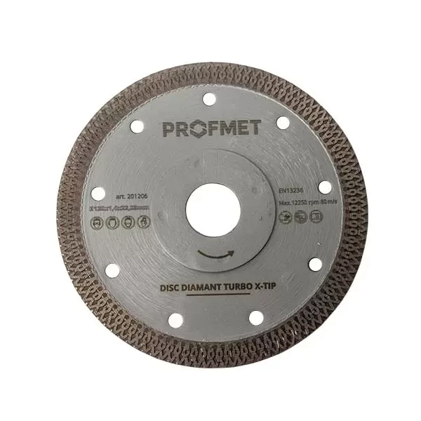 Disc diamantat_turbo_125x1,4x22,23mm_X-TIP Profmet