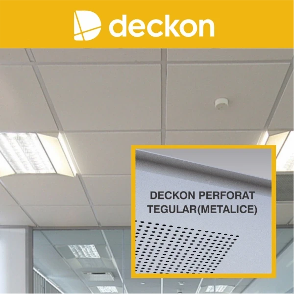 Placa din aluminiu Lay-in 600*600 mm cu perforatie