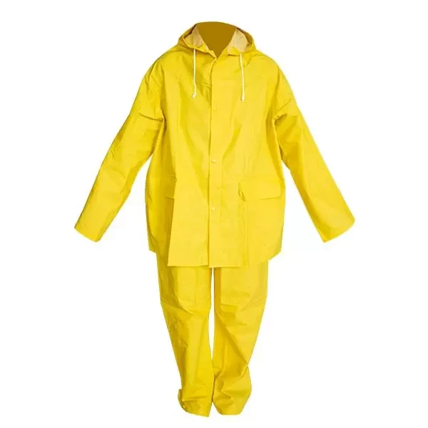Costum rezistent la apa, poliester PVC 0,35mm galbena Profmet
