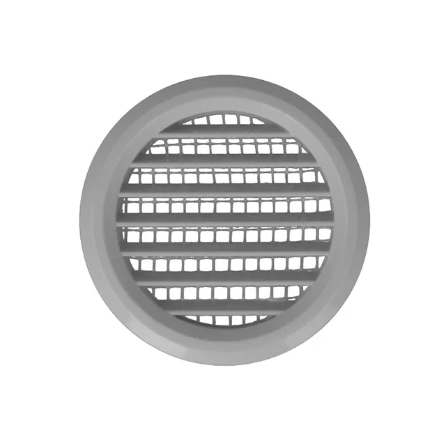 Grilaj de ventilare cu sită Ventika MW50/4 KOS 47 mm plastic cafeniu