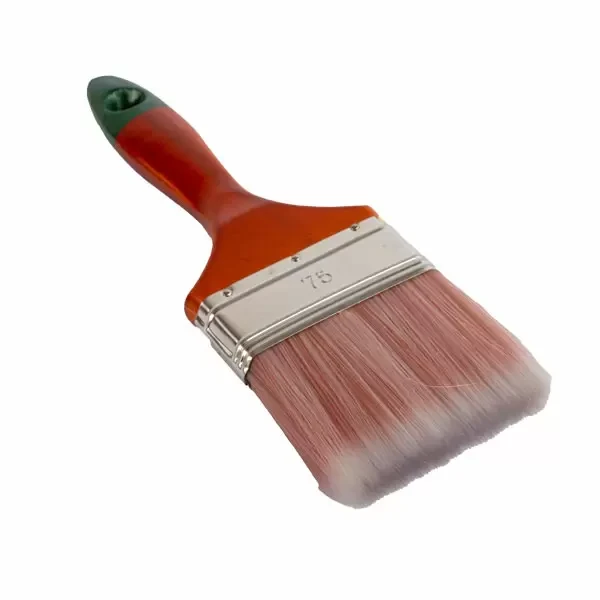 Pensula_3,5"/90mm cu fibre artificiale, maner din lemn