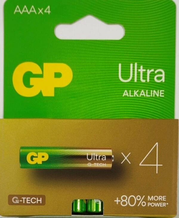 GP Baterie 24AU21- B4  size AAA
