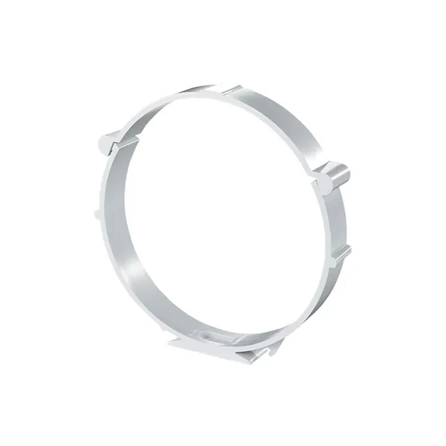 Conector de aeroduct Ventika KO100-7 100 mm plastic alb