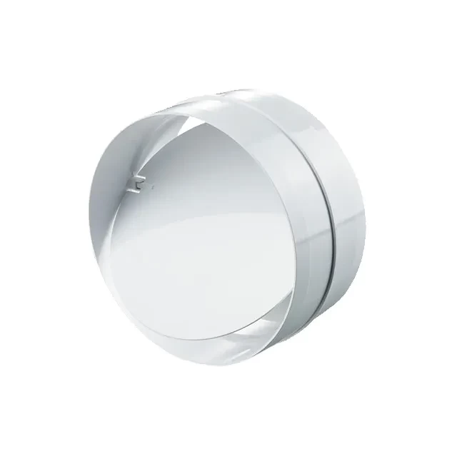 Conector de aeroduct Ventika KO125-22 62 x 125 mm plastic alb