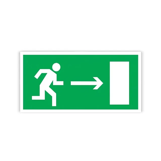 Indicator directie eşire la dreapta 120 x 240 mm verde