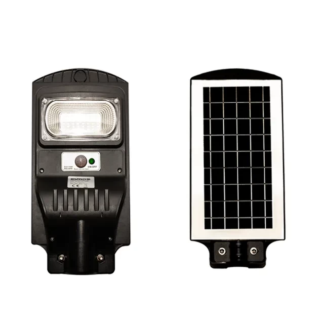 Corp de iluminat stradal led cu panou solar Elmos 30 W LED 6500 K 3000 lm IP65 6V/7W