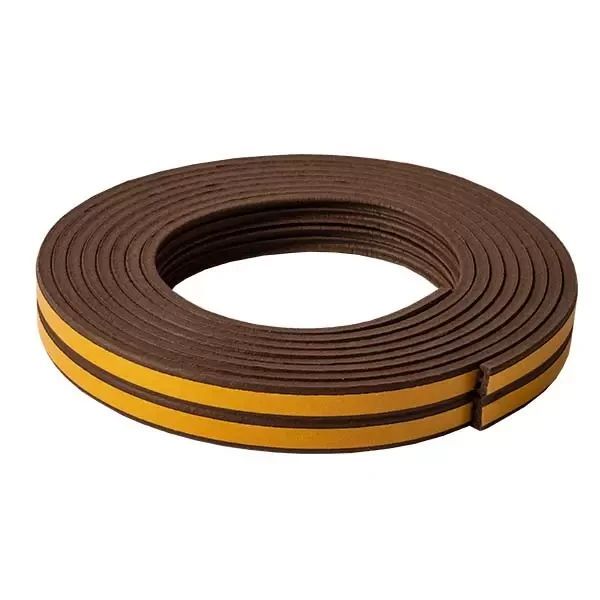 Banda de etansare autoadeziva pentru usi si ferestre, profil "E" 9x4mm, 6m, alb Profmet