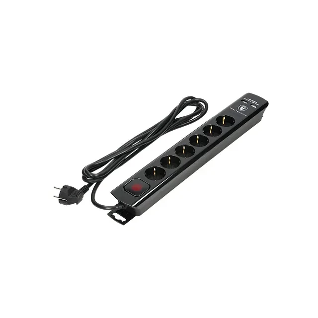 Prelungitor ORNO 6 prize + 2 USB 3 m 16 A 3 * 1.0 mm²